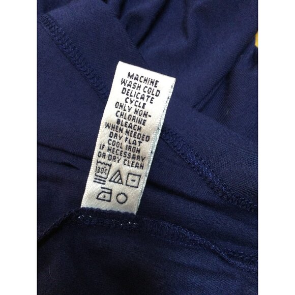 NWT Lilly Pulitzer Kimmy Skirt Solid Navy Blue Size XL Tie Side Nautical Preppy - Picture 8 of 9